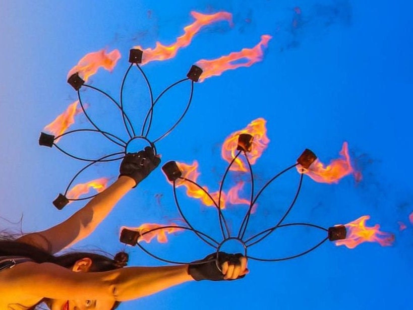 Fire Fans "Flower"