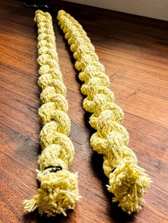 Pair Kevlar Rope Fire Snake Poi