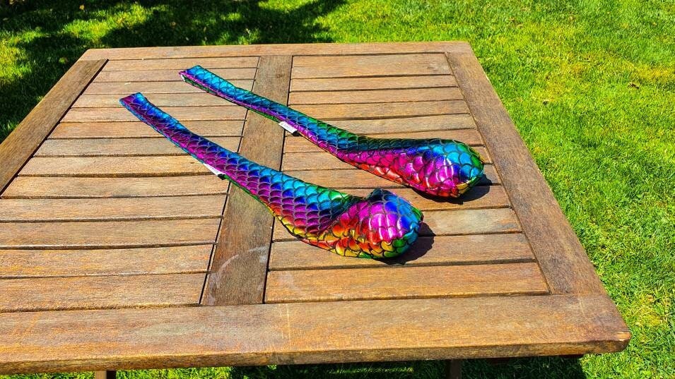 Pair Sock poi for spinning - stretchable