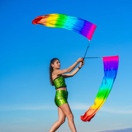Silk Flag Poi