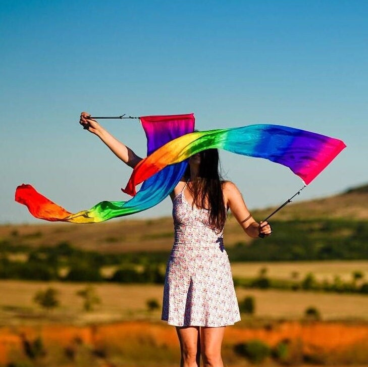 Silk Flag Poi