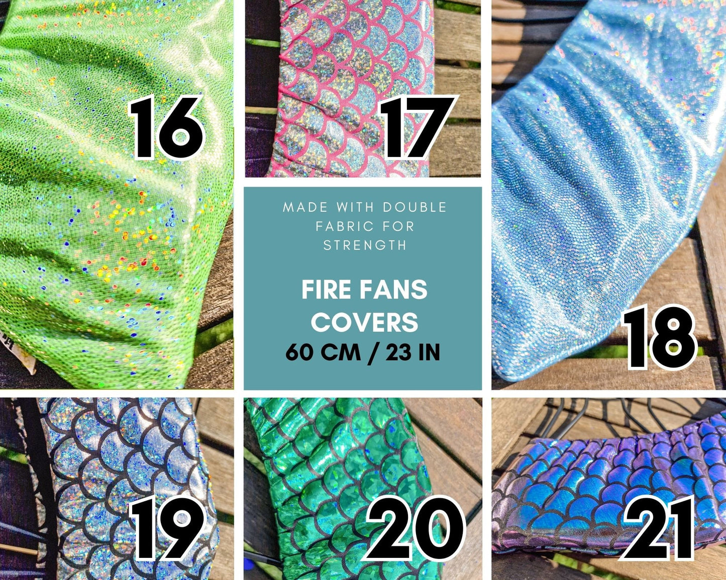 Fire Fan Cover 60 cm / 23 in