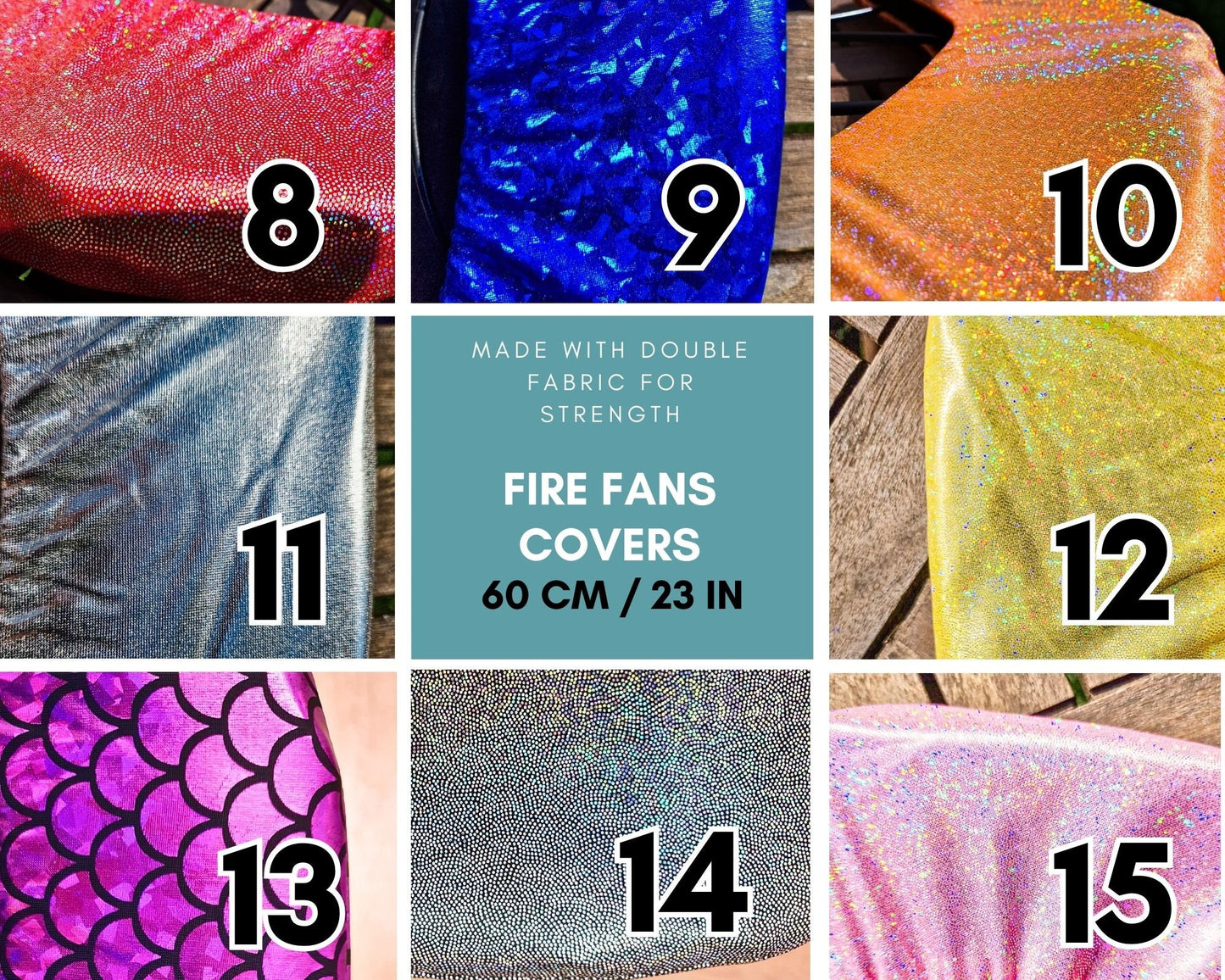 Fire Fan Cover 60 cm / 23 in